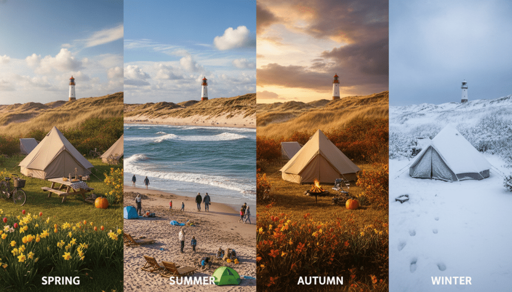 Jahreszeiten und beste Reisezeit an der Nordsee